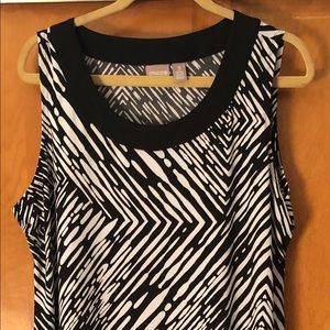 Chico’s Black & White Dress size 3